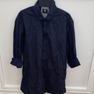 Men's Navy Polka Dot Jacket